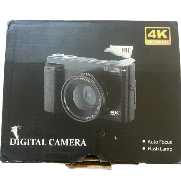 4K Ultra HD Digital Camera - Black